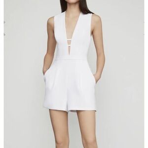 BCBG White Romper, Bridal Outfit Size 2